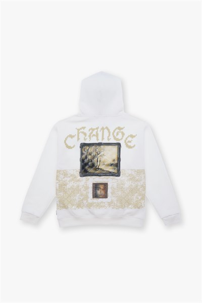 Change Oversize Sweatshirt Kadın Ekru