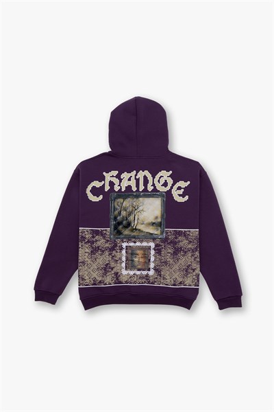 Change Oversize Sweatshirt Kadın Mor