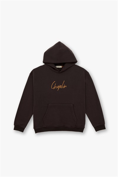 Chaplin Oversize Sweatshirt Erkek Kahverengi
