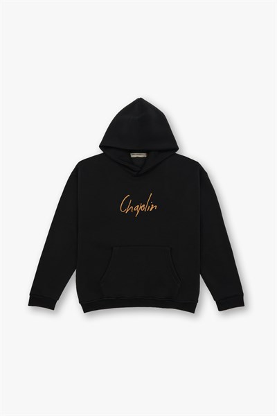 Chaplin Oversize Sweatshirt Erkek Siyah