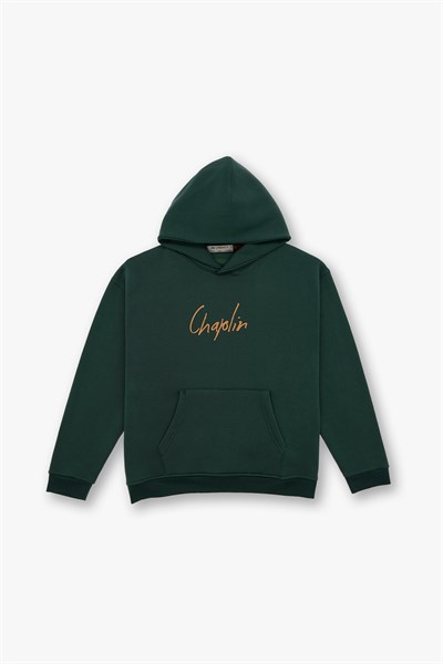Chaplin Oversize Sweatshirt Erkek Yeşil