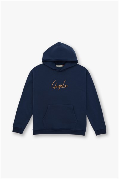 Chaplin Oversize Sweatshirt Kadın İndigo