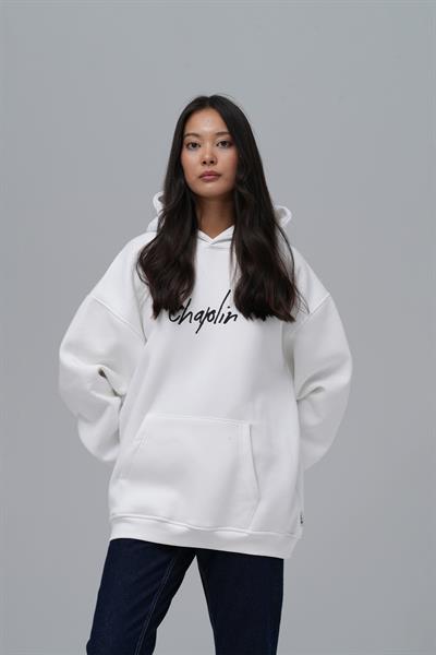 Chaplin Oversize Sweatshirt Kadın Ekru
