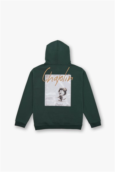 Chaplin Oversize Sweatshirt Kadın Yeşil