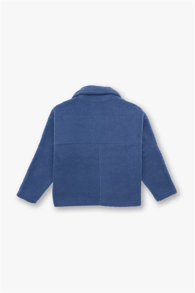 Classic Haven Oversize Welsoft Ceket Erkek Mavi