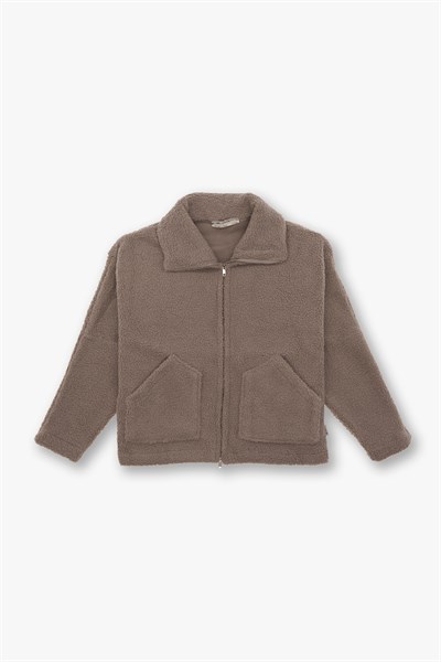Classic Haven Oversize Welsoft Ceket Erkek Vizon