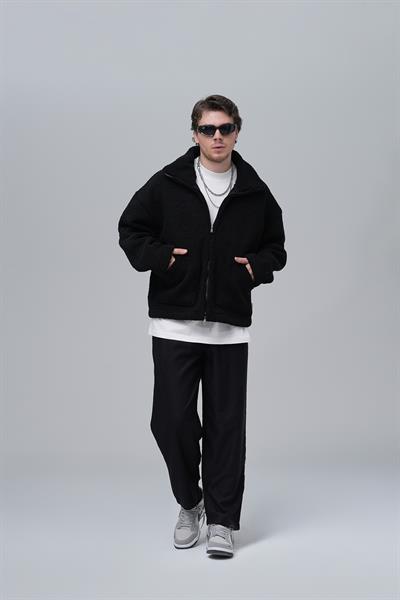 Classic Haven Oversize Welsoft Ceket Erkek Siyah