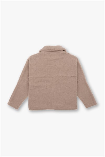 Classic Haven Oversize Welsoft Ceket Erkek Bej
