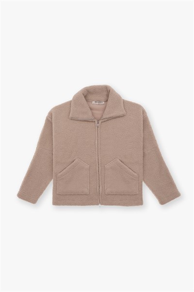 Classic Haven Oversize Welsoft Ceket Erkek Bej