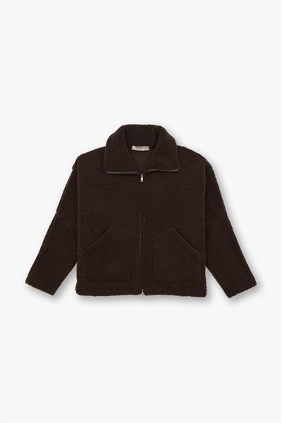 Classic Haven Oversize Welsoft Ceket Erkek Kahverengi