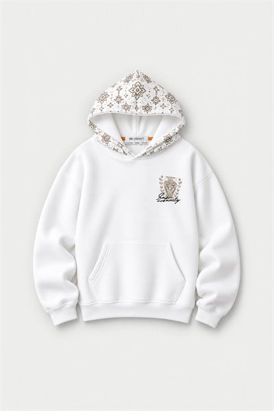 Courtyard Tales Oversize Erkek Sweatshirt Ekru