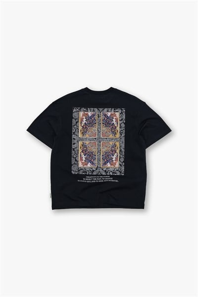 Culture Shift Oversize Tişört Erkek Siyah