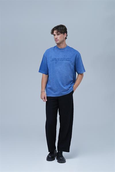 Dreamwashed Oversize Tişört Erkek Mavi