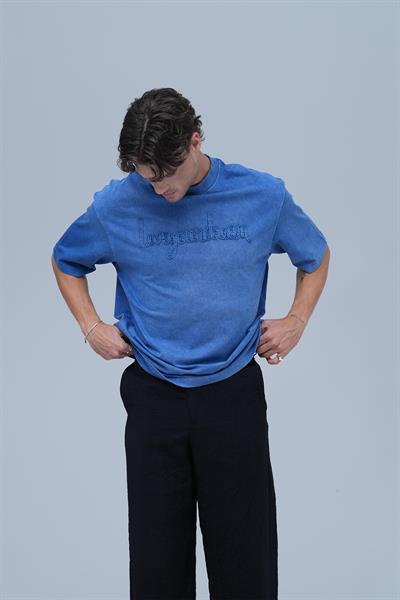 Dreamwashed Oversize Tişört Erkek Mavi