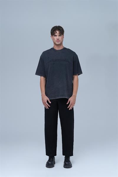 Dreamwashed Oversize Tişört Erkek Siyah