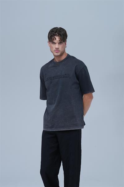 Dreamwashed Oversize Tişört Erkek Siyah