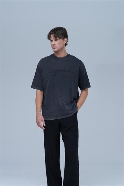 Dreamwashed Oversize Tişört Erkek Siyah