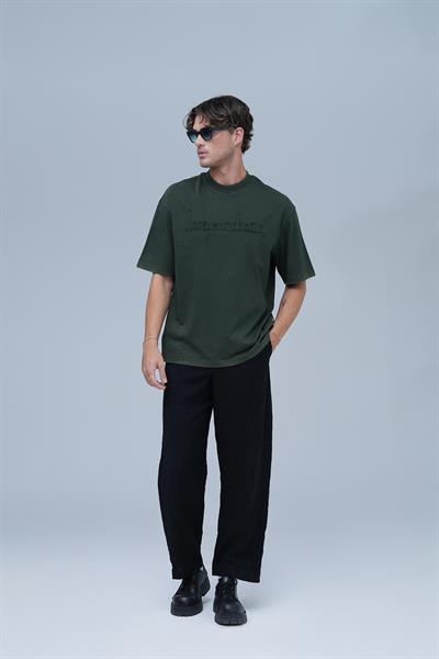 Dreamwashed Oversize Tişört Erkek Yeşil