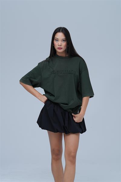 Dreamwashed Oversize Tişört Kadın Yeşil