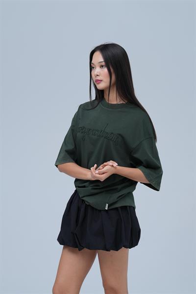 Dreamwashed Oversize Tişört Kadın Yeşil
