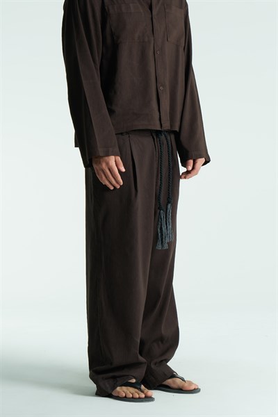 Lume Relaxed Fit Erkek Pantolon Kahverengi
