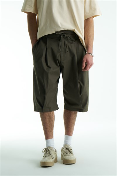 Easen Relaxed Fit Erkek Şort Haki