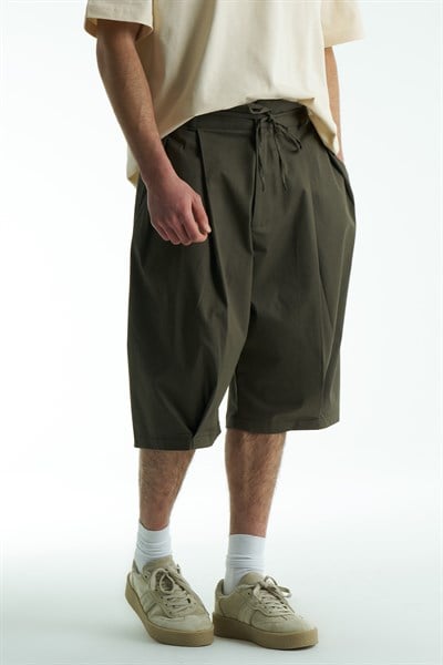 Easen Relaxed Fit Erkek Şort Haki