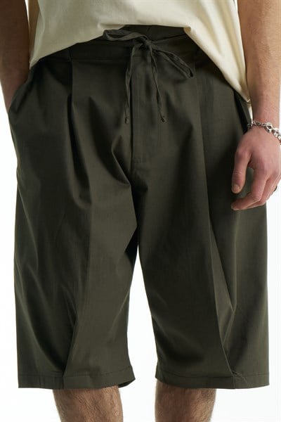 Easen Relaxed Fit Erkek Şort Haki