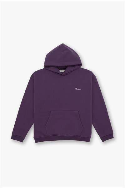 Echoes of Roots Oversize Sweatshirt Erkek Mor