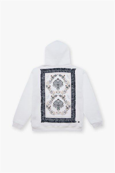 Echoes of Roots Oversize Sweatshirt Erkek Ekru
