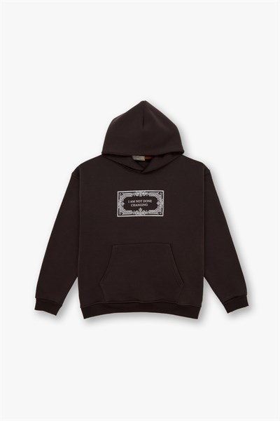 Endless Metamorphosis Oversize Sweatshirt Erkek Kahverengi