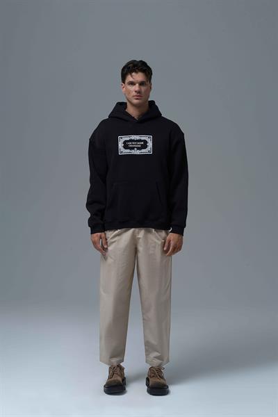Endless Metamorphosis Oversize Sweatshirt Erkek Siyah