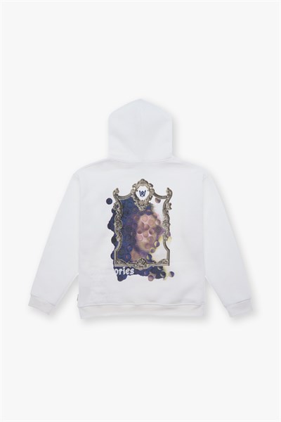 Eternal Frame Oversize Sweatshirt Kadın Ekru