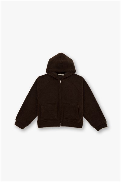 Everyday Icon Oversize Welsoft Sweatshirt Erkek Kahverengi