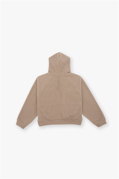 Everyday Icon Oversize Welsoft Sweatshirt Kadın Bej