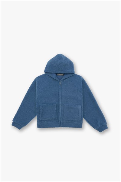 Everyday Icon Oversize Welsoft Sweatshirt Erkek Mavi