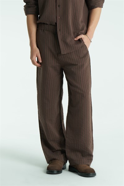 Form Line Relaxed Fit Erkek Pantolon Kahverengi