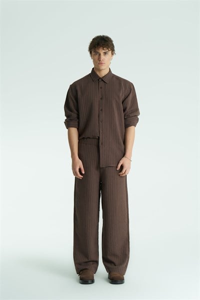 Form Line Relaxed Fit Erkek Pantolon Kahverengi