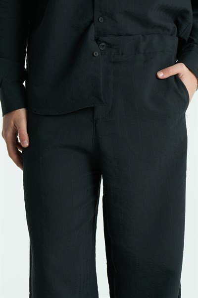 Form Line Relaxed Fit Erkek Pantolon Siyah