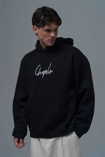 Frames of Laughter Oversize Sweatshirt Erkek Siyah