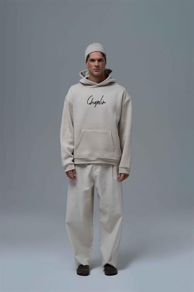 Frames of Laughter Oversize Sweatshirt Erkek Stone
