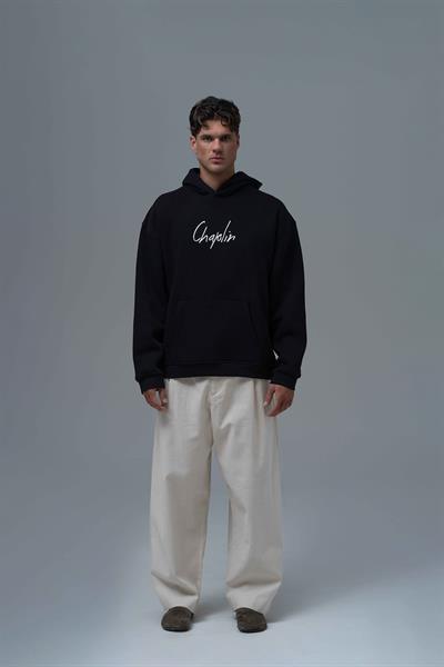 Frames of Laughter Oversize Sweatshirt Erkek Siyah