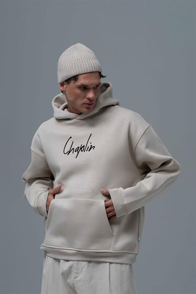 Frames of Laughter Oversize Sweatshirt Erkek Stone