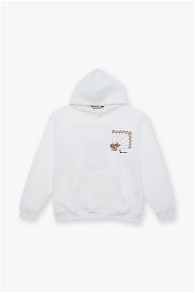 Heritage Threads Oversize Sweatshirt Kadın Ekru