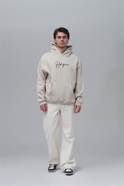 Hope Oversize Sweatshirt Erkek Stone