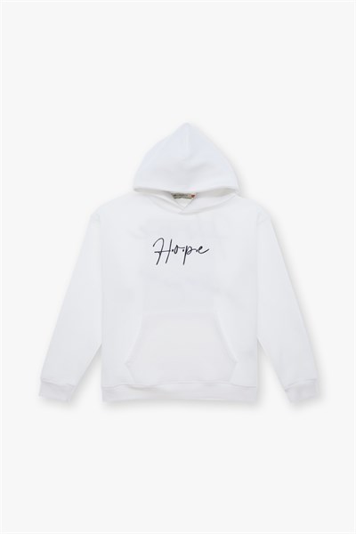 Hope Oversize Sweatshirt Erkek Ekru