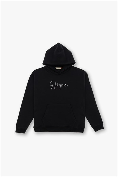 Hope Oversize Sweatshirt Erkek Siyah