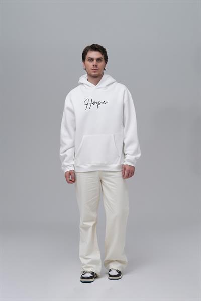 Hope Oversize Sweatshirt Erkek Ekru