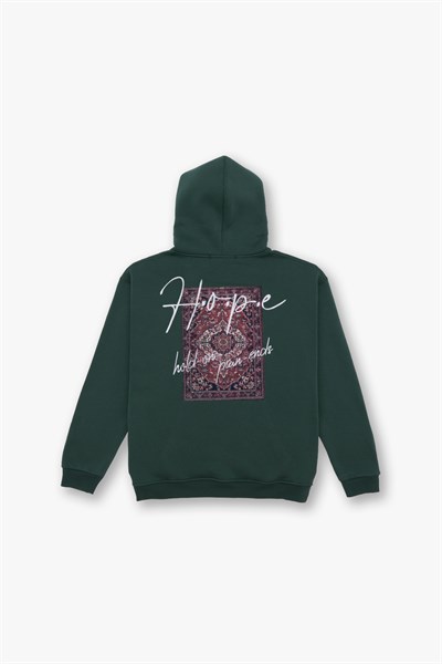 Hope Oversize Sweatshirt Erkek Yeşil