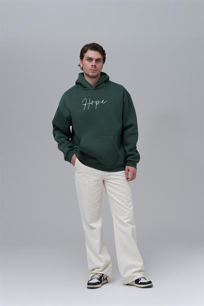 Hope Oversize Sweatshirt Erkek Yeşil
